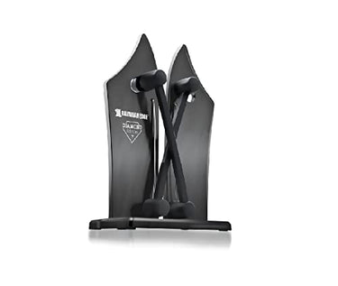 Bavarian Edge DELUXE - Messerschärfer mit Schleifarme aus Wolframkarbid - Diamant-Schleifsteine - Messerschleifer für alle Küchenmesser - edles Design im Sale